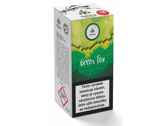 e liquid dekang green tea 10 ml zeleny caj