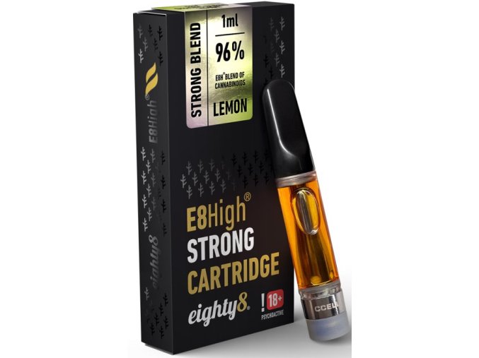 eighty8 e8high cartridge 96 e8h lemon 1ml
