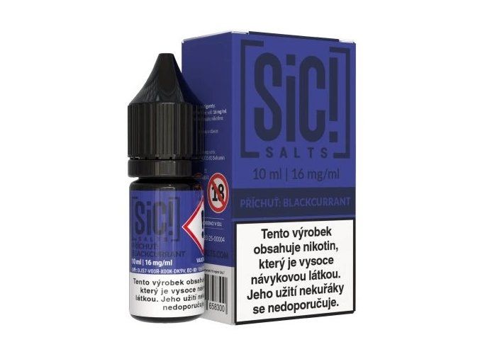 e liquid sic salts blackcurrant 10ml 16mg