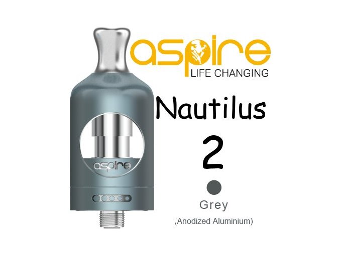 aspire nautilus 2 clearomizer 2ml sedy grey