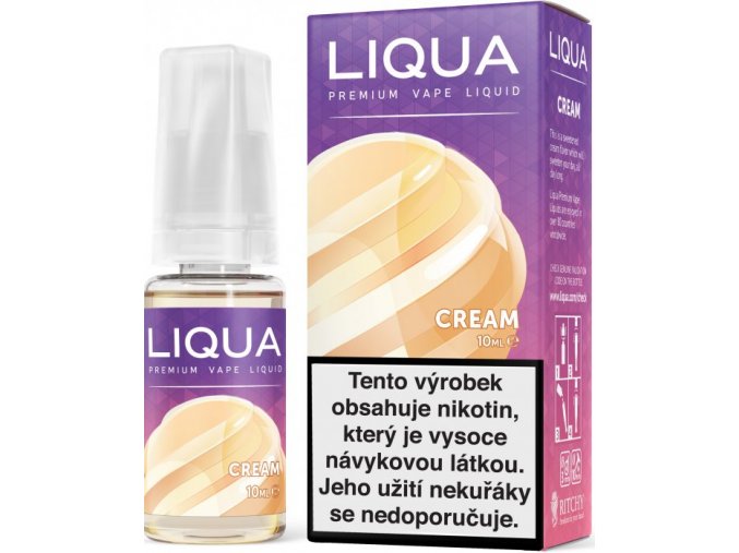 liqua e liquid elements cream 10ml smetana