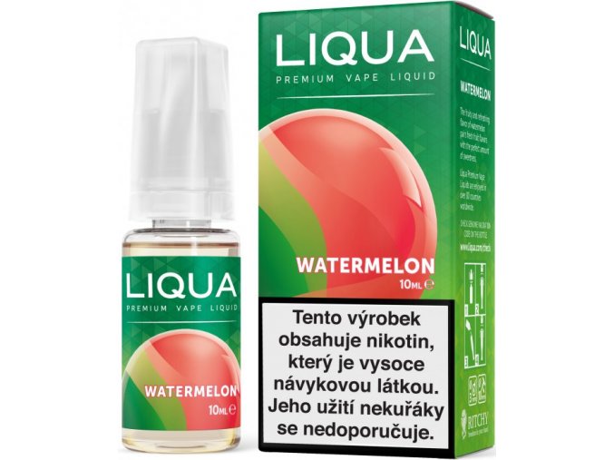 liqua e liquid elements watermelon 10ml vodni meloun