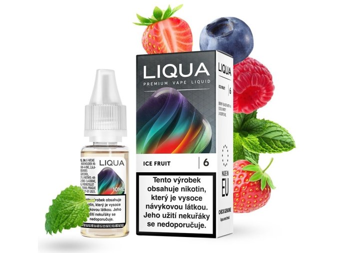 e liquid liqua ice fruit 10ml 0mg 3mg 6mg 12mg 18mg