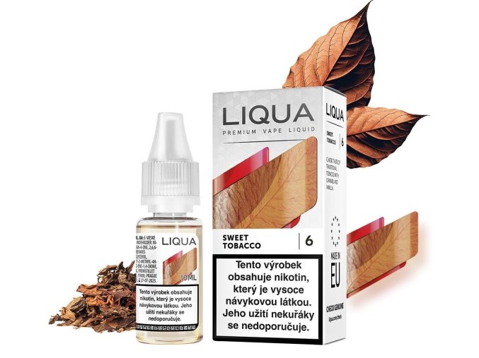e liquid liqua sweet tobacco 10ml 0mg 3mg 6mg 12mg 18mg