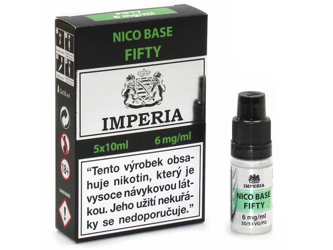 baze imperia pg50 vg50 fifty 6mg 5ks 5x10ml