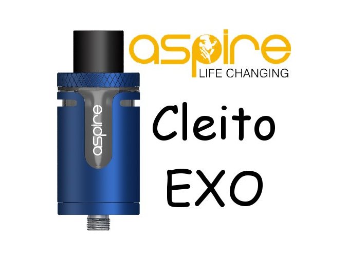 aspire cleito exo clearomizer blue modry