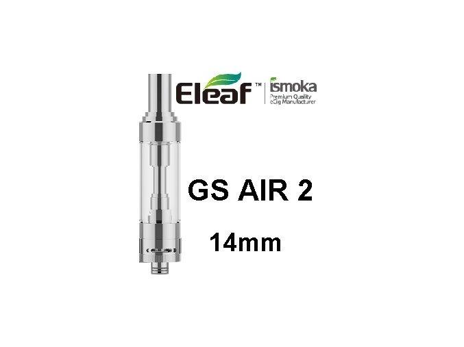 ismoka eleaf gs air 2 14mm clearomizer stribrny silver