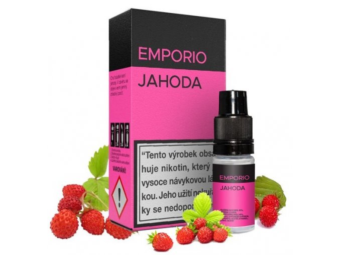 e liquid emporio pg50 vg50 jahoda 0mg 1,5mg 3mg 6mg 9mg 12mg 18mg