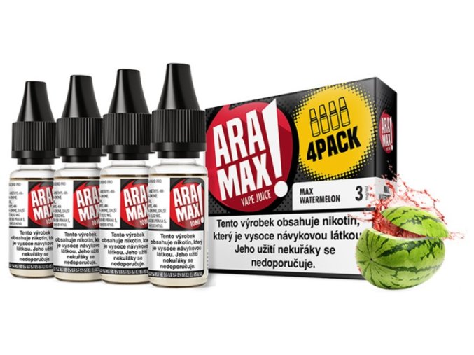 e liquid aramax max watermelon 4pack 4ks