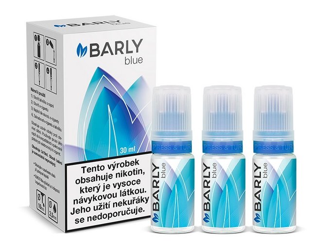 e liquid barly blue 30ml tabak pg30 vg70