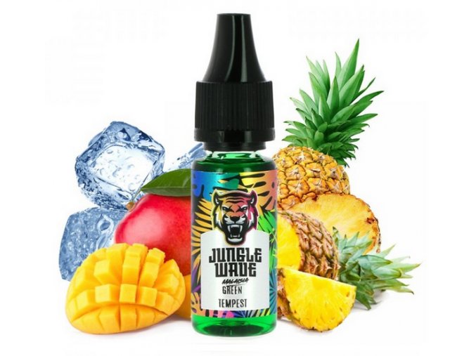 jungle wave green tempest chladive mango ananas prichute aroma e liquids flavours 10ml