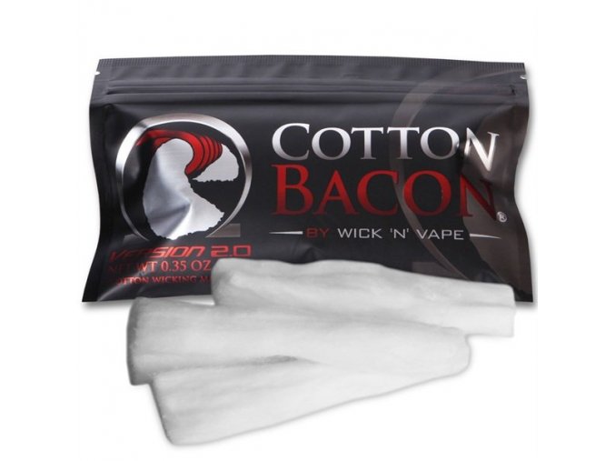 wick n vape cotton bacon v2 organicka bavlna 10ks