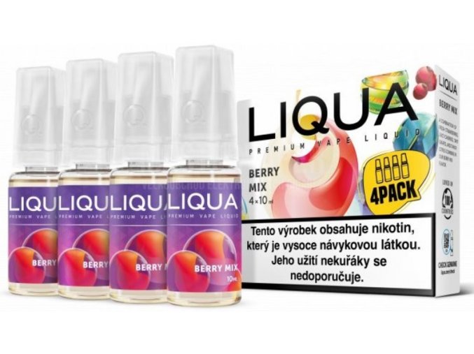 e liquid liqua elements berry mix 4pack 4x10ml lesni plody