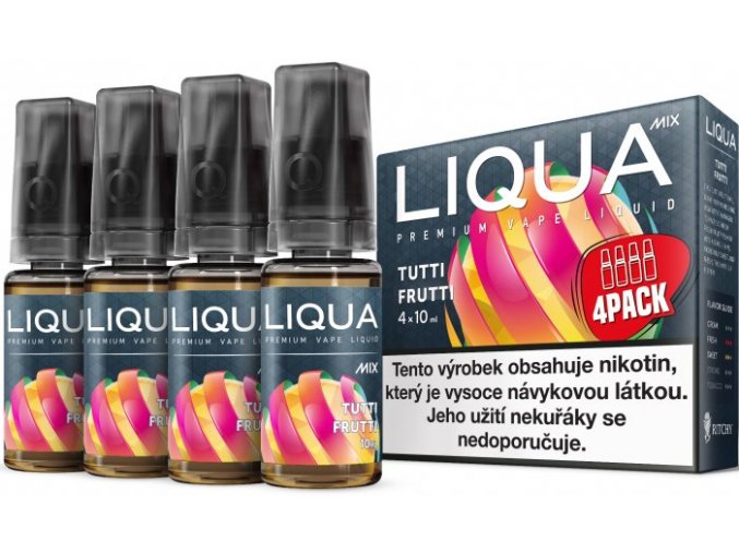 e liquid liqua cz mix 4pack tutti frutti 4x10ml