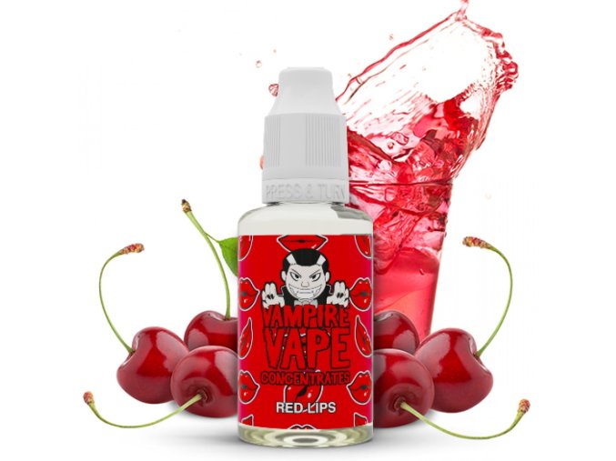 prichut vampire vape red lips 30ml pro e cigarety