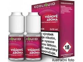 e liquid ecoliquid premium 2pack cherry 2x10ml visen