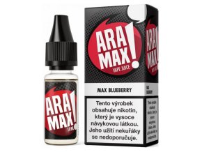 e liquid aramax max blueberry 10ml boruvka