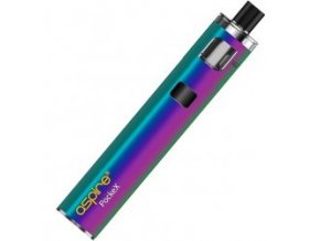 elektronicka cigareta aspire pockex duhova rainbow 1500mah