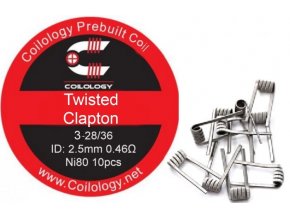 coilology twisted clapton predmotane spiralky ni80 046ohm 10ks