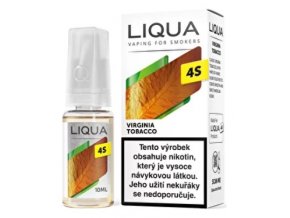 e liquid liqua 4s virginia tobacco 10ml 18mg