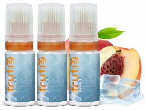 e liquid frutie cool peach broskev 3x10ml