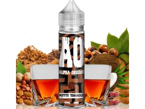 prichut alpha origins nutty tobacco tabak s orechy kokosem a whiskey 15ml