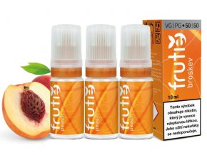 e liquid frutie 50 50 broskev peach 3x10ml