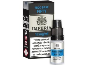 nikotinova baze imperia fifty 10ml pg50 vg50 12mg 10ml