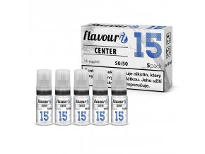 flavourit pg50 vg50 15mg 5x10ml center