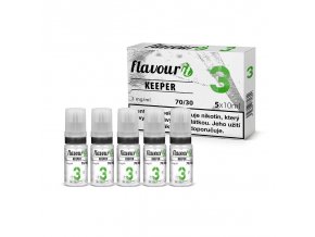 flavourit pg30 vg70 3mg 5x10ml keeper