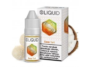 e liquid sliquid salt coco tart 10ml salt kokosovy dort