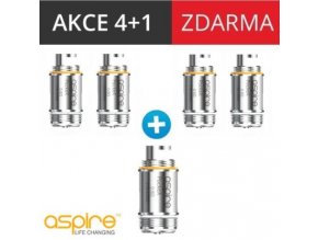 zhavici hlava aspire pockex 0,6ohm 4+1 zdarma 5ks