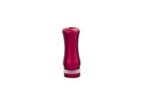 plastovy drip tip naustek 510 cerveny metalicky