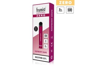 jednorazova e cigareta frumist disposable raspberry grape 0mg bez nikotinu