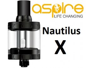 aSpire Nautilus X clearomizér 2ml černý