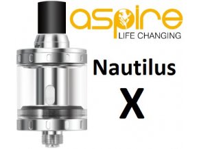 aSpire Nautilus X clearomizér 2ml stříbrný