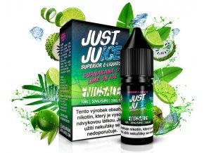 e liquidy just juice salt 10ml 20mg guanabana lime on ice