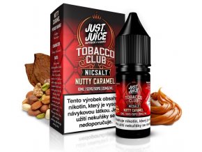 e liquidy just juice salt 10ml 20mg tobacco nutty caramel