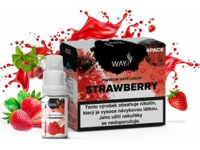 e liquid way to vape 4pack strawberry 4x10ml