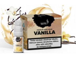 e liquid way to vape 4pack vanilla 4x10ml vanilka