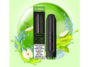 jednorazova e cigareta j well x bar green apple salt 20mg