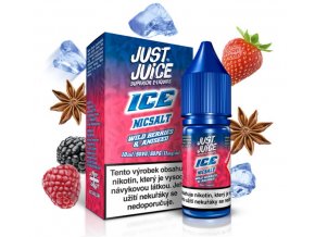 e liquid just juice salt ice wild berries aniseed 10ml 11mg 20mg