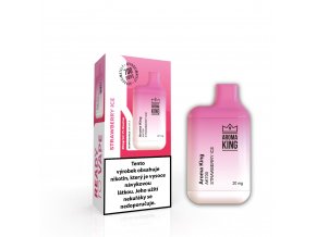 jednorazova e cigareta aroma king strawberry ice 20mg