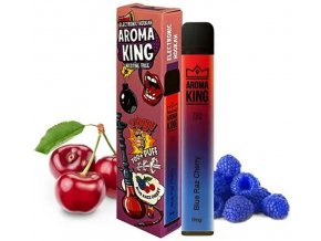 jednorazova e cigareta aroma king hookah blue razz cherry 0mg