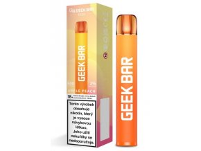 jednorazova e cigareta geek bar e600 20mg salt apple peach