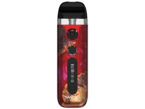 smoktech novo 5 elektronicka cigareta 900mah red stabilizing wood