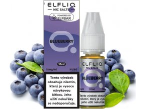 e liquid elfliq nic salt blueberry 10ml 10mg 20mg