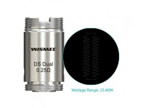 Wismec DS Dual žhavící hlava 0,25ohm