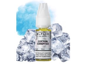 e liquid elf bar elfliq 10ml salt 10mg 20mg cotton candy ice