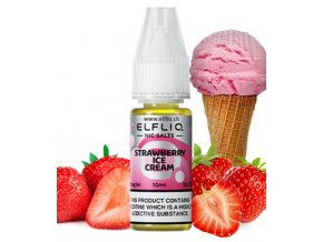 e liquid elf bar elfliq 10ml salt 10mg 20mg strawberry ice cream